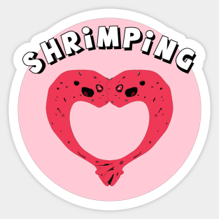 Shrimp Love Sticker